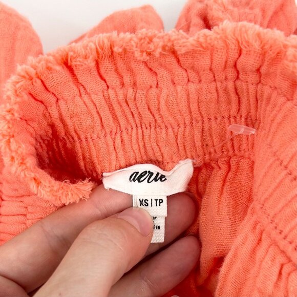 NWT Aerie Gauzy Pool-To-Party Shorts in Saturn Peach - Picture 4 of 5